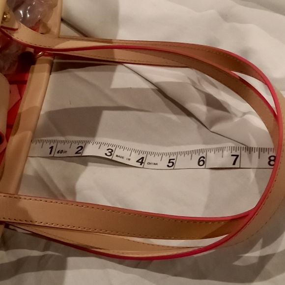 Juicy couture pink orange straw bucket bag NWT - Picture 6 of 11